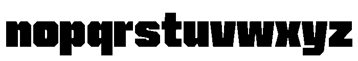 Cutmark Super Font LOWERCASE
