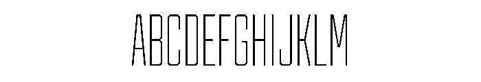 Cutmark Font UPPERCASE