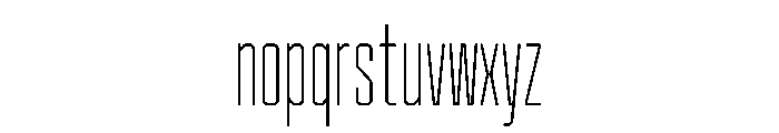 Cutmark Font LOWERCASE