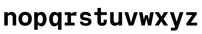 Cx Mono Trial Extra Bold Font LOWERCASE