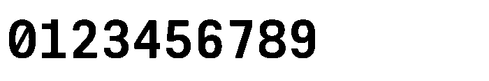 Cx Mono Bold Font OTHER CHARS