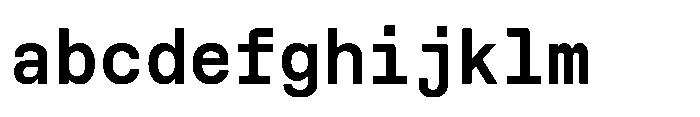 Cx Mono Bold FONT