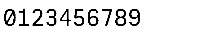 Cx Mono Regular Font OTHER CHARS