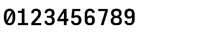Cx Mono Semi Bold Font OTHER CHARS