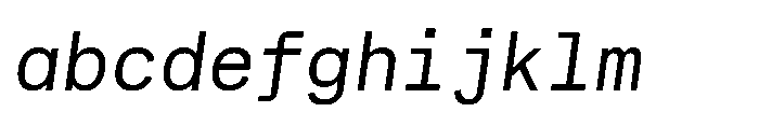 Cx Mono Variable Italic Italic FONT