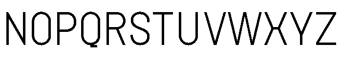 CX80 0Light Font LOWERCASE