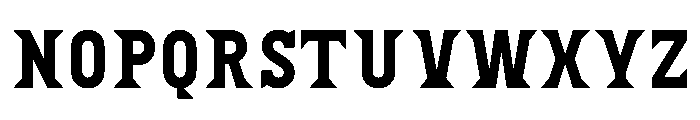 CX80 1Bold Font LOWERCASE