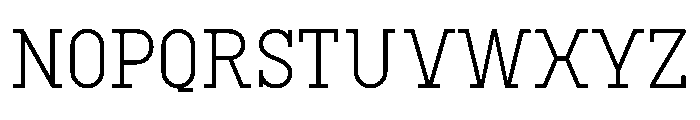 CX80 2Light Font UPPERCASE