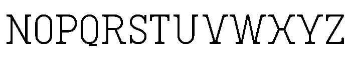 CX80 3Light Font UPPERCASE