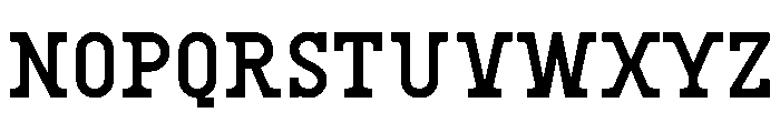 CX80 3Regular Font UPPERCASE