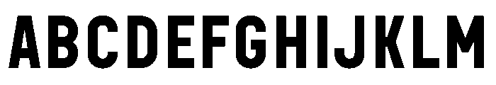 CX80 Bold Font UPPERCASE