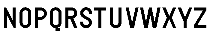 CX80 Regular Font UPPERCASE
