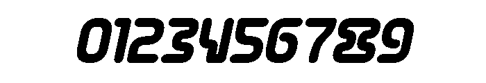 CYBER CITY Bold Italic Font OTHER CHARS