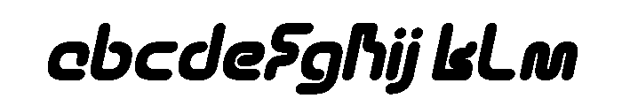 CYBER CITY Bold Italic FONT