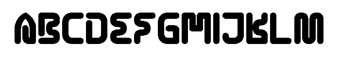 CYBER CITY Bold Font UPPERCASE