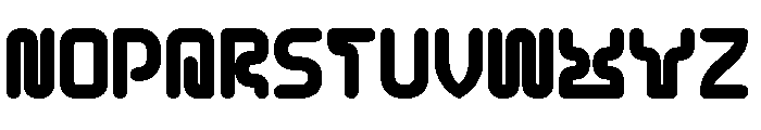 CYBER CITY Bold Font UPPERCASE