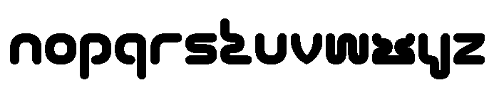 CYBER CITY Bold Font LOWERCASE