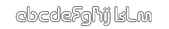 CYBER CITY-Hollow FONT
