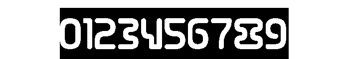 CYBER CITY-Inverse Font OTHER CHARS