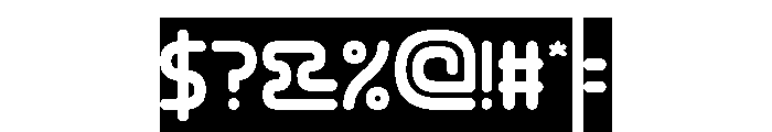 CYBER CITY-Inverse Font OTHER CHARS