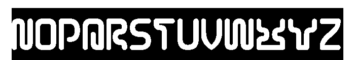 CYBER CITY-Inverse Font UPPERCASE