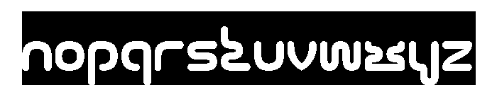 CYBER CITY-Inverse Font LOWERCASE