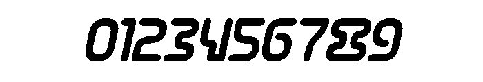 CYBER CITY Italic Font OTHER CHARS