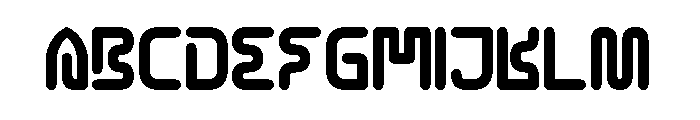 CYBER CITY Font UPPERCASE