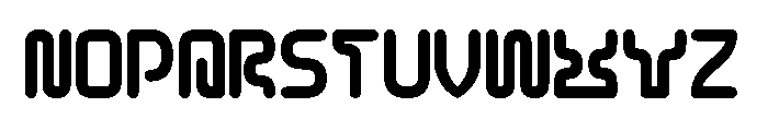 CYBER CITY Font UPPERCASE