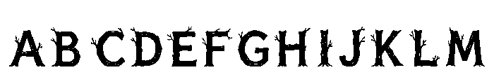 Cyath Regular Font UPPERCASE