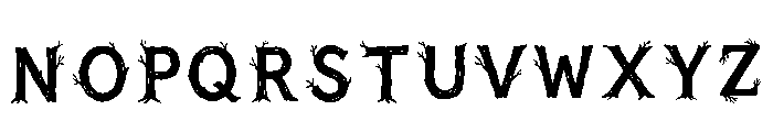 Cyath Regular Font LOWERCASE