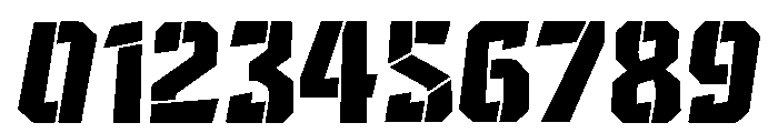 Cyber Armor Regular Font OTHER CHARS