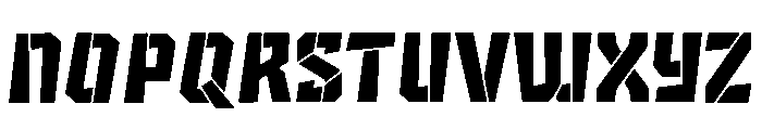 Cyber Armor Regular Font LOWERCASE