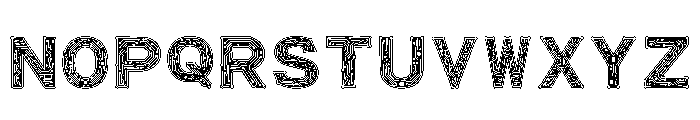 Cyber Circuit Regular Font UPPERCASE