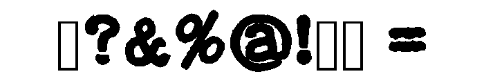Cyber Future Regular Font OTHER CHARS