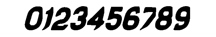 Cyber Slice Display Font OTHER CHARS
