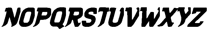 Cyber Slice Display Font UPPERCASE