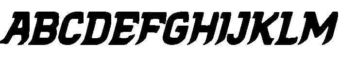 Cyber Slice Display FONT