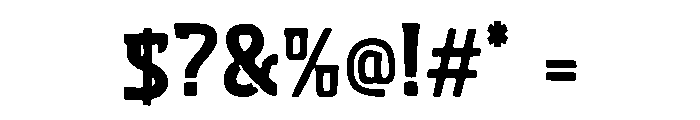 Cyber Slice Font OTHER CHARS