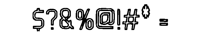 CyberFlux Font OTHER CHARS