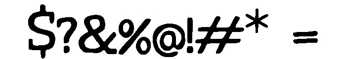 CyberGlow Font OTHER CHARS