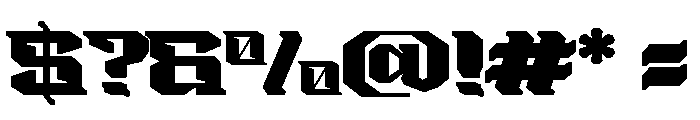 Cybergrind Font OTHER CHARS