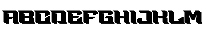 Cybergrind Font UPPERCASE