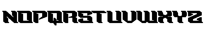 Cybergrind Font UPPERCASE