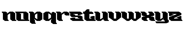 Cybergrind Font LOWERCASE