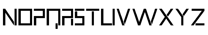 Cybernex Regular Font UPPERCASE