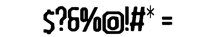 Cyberpunk Font OTHER CHARS