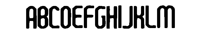 Cyberpunk Font UPPERCASE