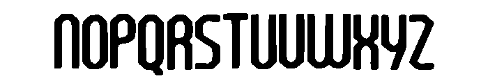 Cyberpunk Font UPPERCASE