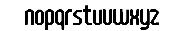 Cyberpunk Font LOWERCASE